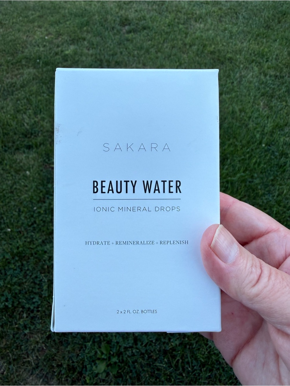 Sakara Beauty Water Iconic Minerals Drops NEW Two 2 fl oz Bottles Hydrate
